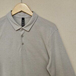 Lululemon Evolution Long Sleeve Pique Polo L